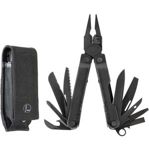 NIB Leatherman Multi tool Rebar Black w Molle Sheath